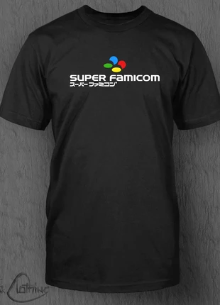 Nintendo Super Famicom T-Shirt. Retro Japanese Super Nintendo T-Shirt, brand: Limit Break Clothing, condition: New without tags, size: XL, £11.99, £13.29 includes Buyer Protection