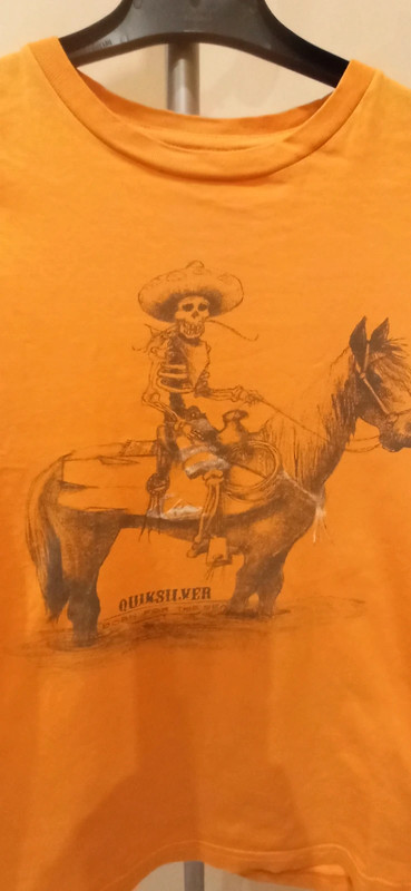 Camiseta naranja Quiksilver niño. 2