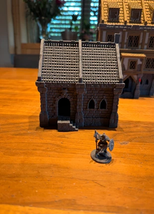 Modulair D&D / Warhammer huisje – 28mm terrain (incl. English description), merk: D&D, staat: Nieuw zonder prijskaartje, € 17,50, € 19,08 inclusief Kopersbescherming