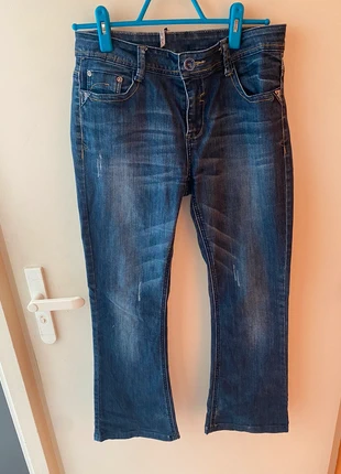 Jean évasé avec strass femme - taille 40, marca: Xanaka, estado: Muy bueno, tamaño: L / 40 / 12, 10,00 €, 11,20 € Protección al comprador incluida