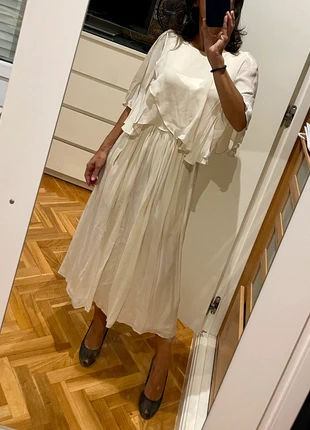 Vestido de cóctel de Hoss Intropia con cuello estilo capa, marca: Hoss Intropia, estado: Nuevo sin etiquetas, tamaño: S / 36 / 8, 69,00 €, 73,15 € Protección al comprador incluida