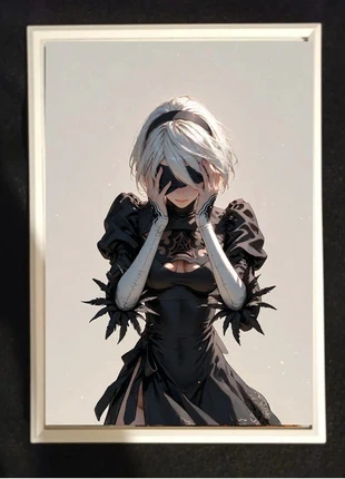 Cadre tableau nieR automata 2B, brand: 2B, condition: New without tags, size: One size, €7.50, €8.58 includes Buyer Protection
