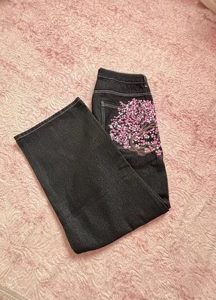 Pantalon jean baggy Sakura y2k, marca: y2k, estado: Novo com etiquetas, tamanho: L, €42.50, €45.33 inclui Proteção do Comprador