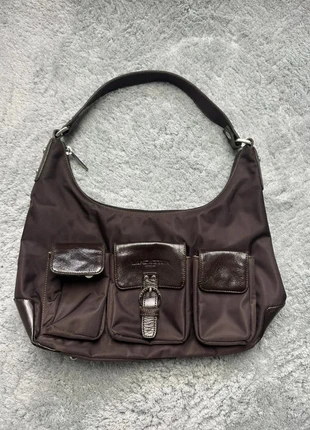 Sac à main besace vintage y2k Lancaster avec pochette centrale et logo, marca: Lancaster, estado: Muy bueno, 38,00 €, 40,60 € Protección al comprador Pro incluida