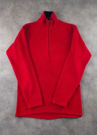 Pull Polaire Fleece Half Zip 1/4 Zip Col Camionneur Patagonia Capilene Rouge Logo Brodé | Taille S, marque: Patagonia, état: Bon état, taille: S, 40,00 €, 42,70 € Protection acheteurs (Pro) incluse