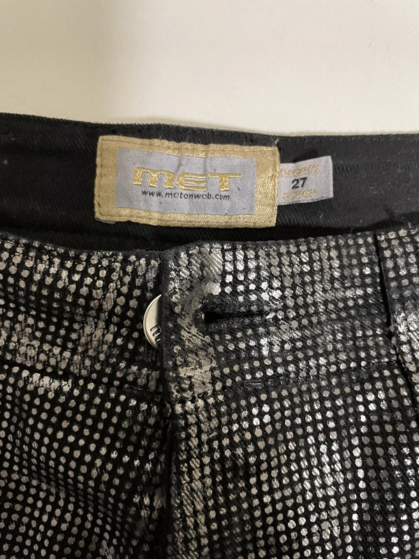 Pantalon negro brillante Vinted