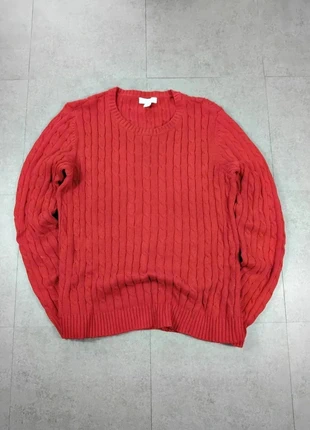 Pull - Col rond - Torsadé - 100% coton - Rouge - Taille L #40, brand: Vintage Dressing, condition: Very good, size: L / 40 / 12, €15.00, €16.45 includes Buyer Protection