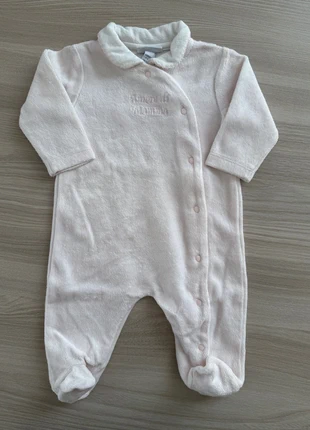 Tutina ciniglia Il primo corredino taglia 1-3 mesi - colore rosa tenue, brand: Il mio Primo Corredino, condizioni: Ottime, taglia: 1-3 mesi / 56 cm, €2.20, €3.01 include la Protezione acquisti