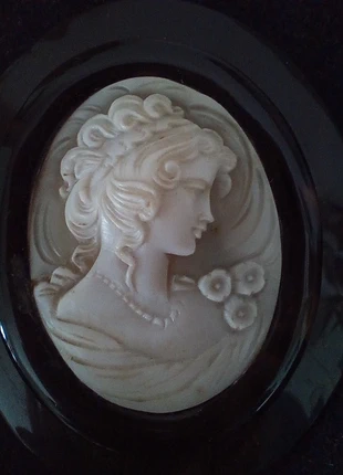 Cammeo vintage, spilla - vintage cameo brooch, brand: Cameo, condizioni: Ottime, €220.00, €231.70 include la Protezione acquisti