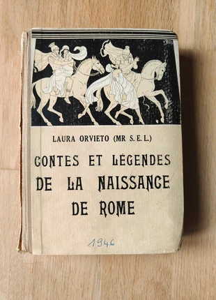 Contes et Légendes de la Naissance de Rome – Laura Orvieto (1946), staat: Veelgebruikt, € 10,00, € 11,20 inclusief Kopersbescherming