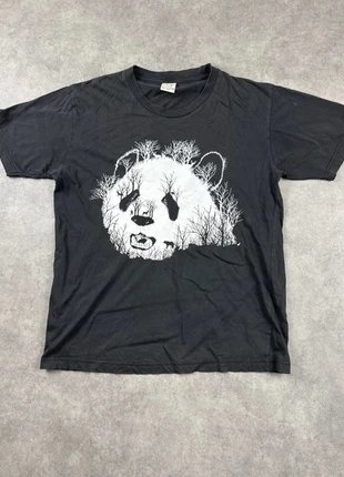 T shirt vintage imprimé noir Panda taille M homme animal col rond - TEE0260, marque: Vintage Dressing, état: Bon état, taille: M, 1,00 €, 1,75 € Protection acheteurs (Pro) incluse