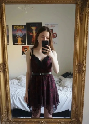 Robe Courte Dentelle Bordeaux – Chic / Sexy / Élégante / Soirée, marque: Lunevia, état: Très bon état, taille: M / 38 / 10, 59,99 €, 63,69 € Protection acheteurs (Pro) incluse