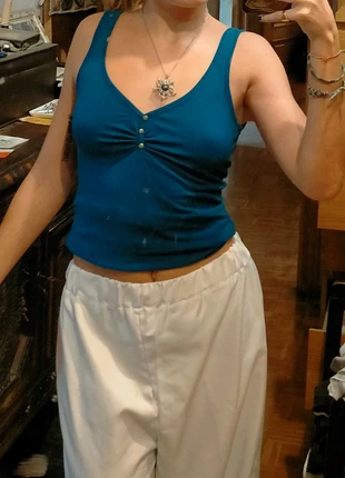 Top y2k, marca: Vintage Dressing, estado: Bueno, tamaño: S / 36 / 8, 3,00 €, 3,85 € Protección al comprador incluida