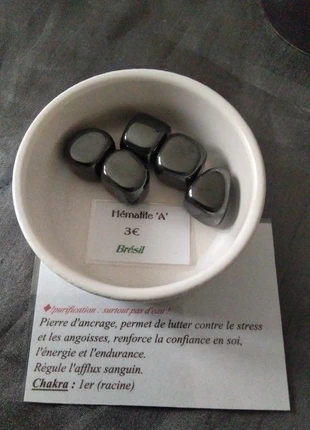 Hématite pierre roulé, brand: Pierre, condition: New without tags, €3.00, €3.85 includes Buyer Protection Pro