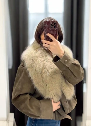 Blouson bomber fourrure, marke: indépendant, zustand: Neu, größe: S / 36 / 8, 65,00 €, 68,95 € inklusive Vinted-Käuferschutz