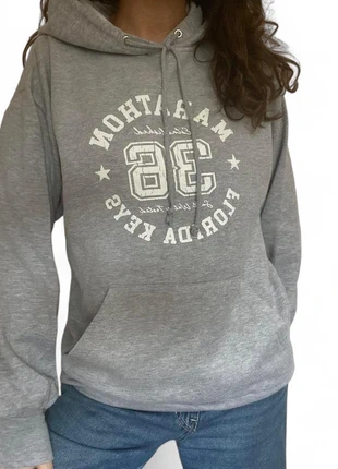 USA vintage grey & white hoodie medium, brand: Vintage, condition: Good, size: M, £9.00, £10.15 includes Buyer Protection Pro