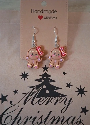 Oorbellen kerst. Peperkoek meisje. Feestdagen, merk: oorbellen kerst, staat: Heel goed, € 1,50, € 2,28 inclusief Kopersbescherming