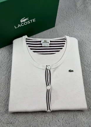 Gilet Lacoste femme / blanc et noir / Taille 42, brand: Lacoste, condition: Very good, size: XL / 42 / 14, €28.00, €30.10 includes Buyer Protection