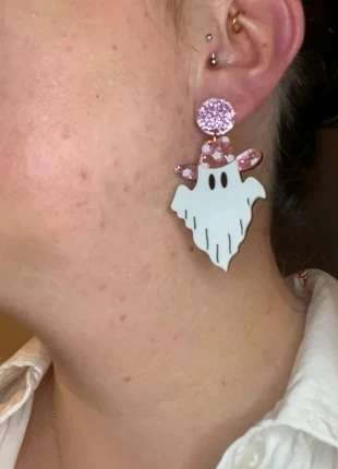 Boucle d'oreilles • Fantôme Cowboy • Halloween, marque: Fantaisie, état: Très bon état, 1,90 €, 2,70 € Protection acheteurs incluse