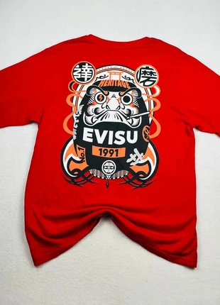 T Shirt Coton Rouge Graphique Evisu Heritage Japon 1991 Y2K Oversize - Taille XL, marca: Evisu, estado: Muy bueno, tamaño: XL, 64,90 €, 68,85 € Protección al comprador Pro incluida