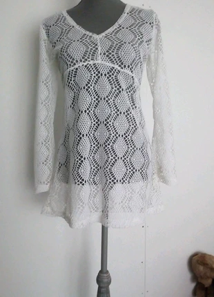 Tunique 32/34 ajouré  "Vintage", brand: Vintage, condizioni: Ottime, taglia: XS / IT 38 / EU 34, €2.00, €2.80 include la Protezione acquisti