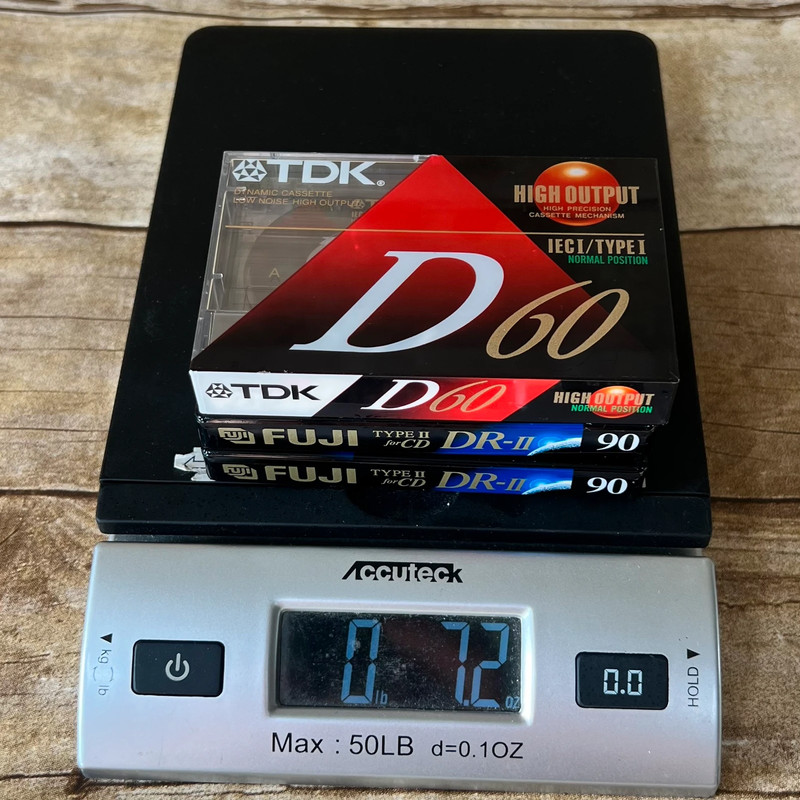 3 Pack Blank Cassette (TDK / Fuji) 3