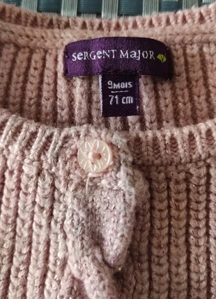 Cardigan rose pailleté Sergent Major Taille 9 mois, brand: Sergent Major, condition: Very good, size: 6-9 months / 68 cm, €1.50, €2.28 includes Buyer Protection