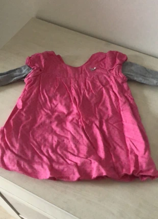 Robe rose avec manche longue intégré , brand: Grain de Blé, condizioni: Ottime, taglia: 6-9 mesi / 68 cm, €1.00, €1.75 include la Protezione acquisti