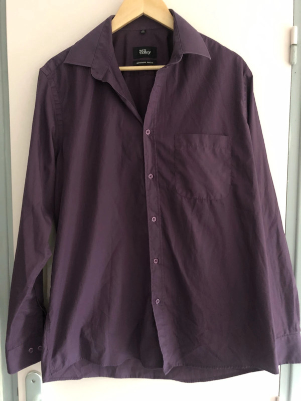 Chemise violette Yves Dorsey T.4