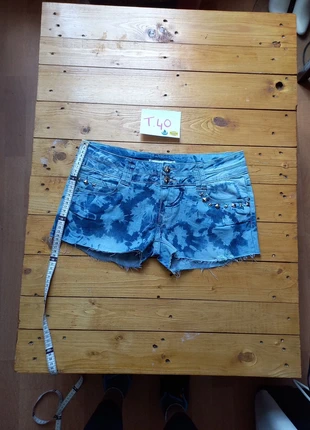 Short jean customise taille 40, marca: RAY MEN, estado: Bueno, tamaño: L / 40 / 12, 8,00 €, 9,10 € Protección al comprador incluida