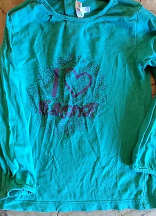 T-shirt manches longues bleu turquoise , brand: Kid Kanai, condition: Very good, size: 4 years / 104 cm, €1.00, €1.75 includes Buyer Protection
