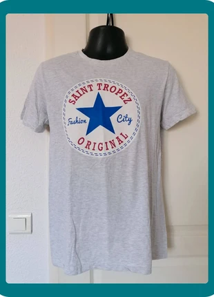 Tee-shirt Saint Tropez couleur gris taille M=6€, brand: Saint Tropez, condition: Good, size: M, €6.00, €7.00 includes Buyer Protection Pro