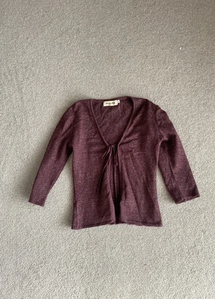 Vintage purple tie up top, brand: Fórmula Joven, condition: Very good, size: M / UK 12-14, £4.00, £4.90 includes Buyer Protection