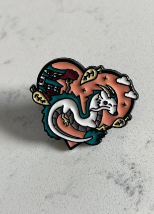 Studio Ghibli Spirited Away Heart Pin, brand: Ghibli, condition: New without tags, £5.99, £6.99 includes Buyer Protection