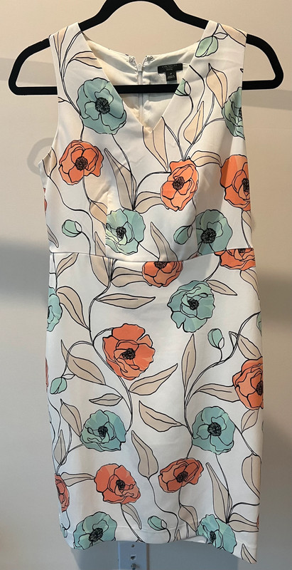 Flower printed dress 1