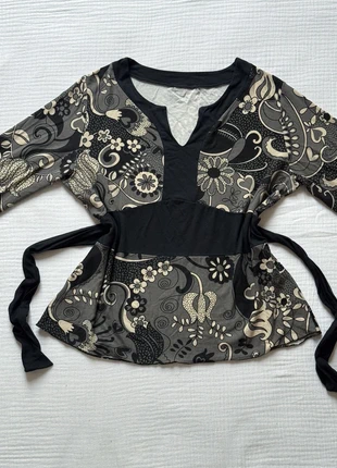 Top vintage imprimé à nouer y2k 2000, marque: Vintage Dressing, état: Très bon état, taille: M / 38 / 10, 22,50 €, 24,33 € Protection acheteurs incluse