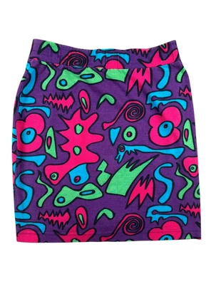 Minigonna vintage a fantasia anni '90, marca: FREE STYLE, estado: Muy bueno, tamaño: L / 40 / 12, 25,00 €, 26,95 € Protección al comprador Pro incluida