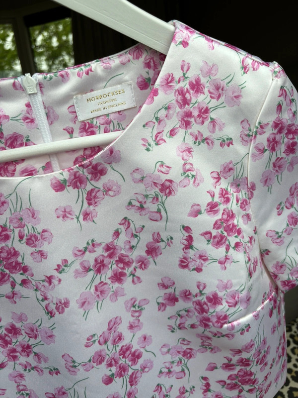 Sjieke croptop met roze bloemetjes 5