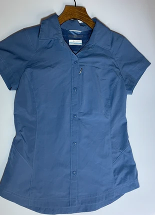 Columbia Women's Silver Ridge Short Sleeved Shirt Size Small Blue UPF40 Hiking, brand: Columbia, condition: Very good, size: S / 8, £11.95, £13.25 includes Buyer Protection