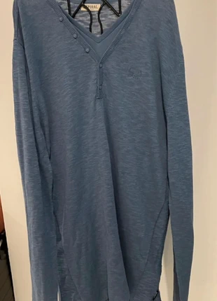 👕 Pull Kaporal bleu jean – Taille 2XL, marque: Kaporal, état: Très bon état, taille: XXL, 15,00 €, 16,45 € Protection acheteurs incluse