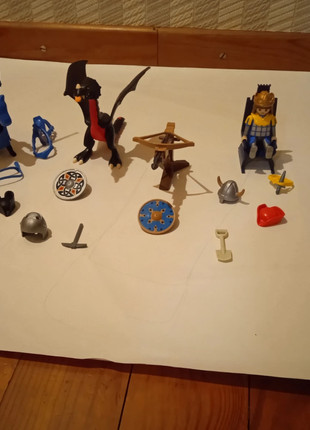 Lot playmobil moyen âge