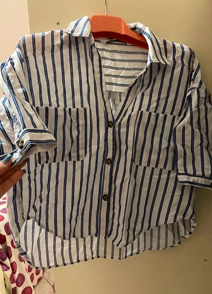 Camicia Zara crop , marca: Zara, estado: Novo sem etiquetas, tamanho: XS / 34 / 6, €3.00, €3.85 inclui Proteção do Comprador