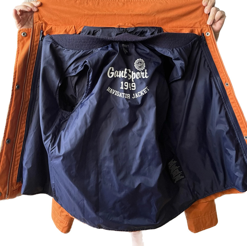 Gant Navigator Jacket orange Vinted
