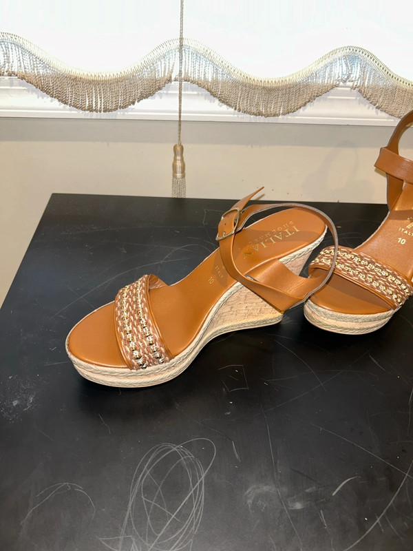 Italian Wedge Sandal 4