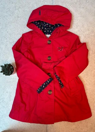 Veste coton C&A rouge/rose 104 cm – style duffle coat – mi-saison, marque: C&A, état: Très bon état, taille: 4 ans / 104 cm, 3,75 €, 4,64 € Protection acheteurs incluse