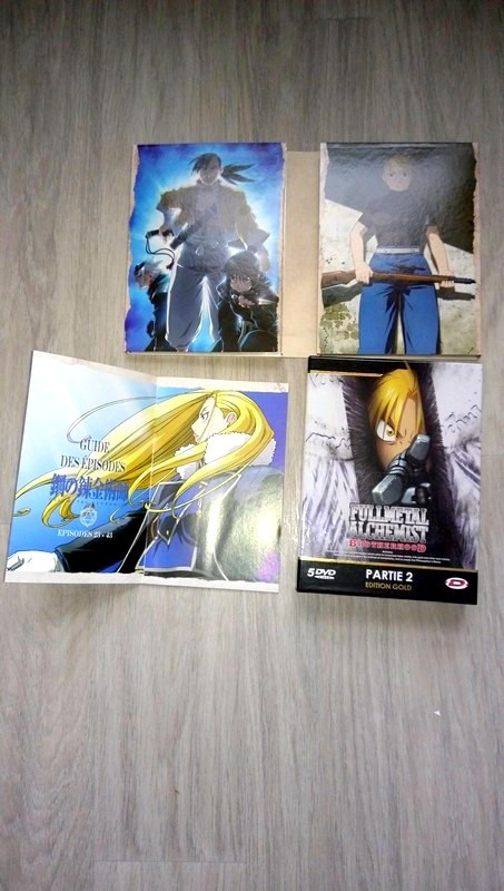 Fullmetal Alchemist Brotherhood Partie 2 coffret DVD Livret