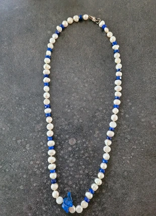 Collier fantaisie perles & pierres avec motif éléphant, marke: Inconnu, zustand: Sehr gut, 7,00 €, 8,05 € inklusive Vinted-Käuferschutz