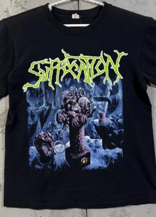 Reprint Suffocation Breeding The Spawn Metal Double Sided Black T-Shirt size L, brand: Gildan, condition: New with tags, size: L, £22.00, £23.80 includes Buyer Protection
