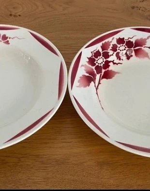 Assiettes creuses X2, marque: Moulin des Loups, état: Satisfaisant, 15,00 €, 16,45 € Protection acheteurs incluse