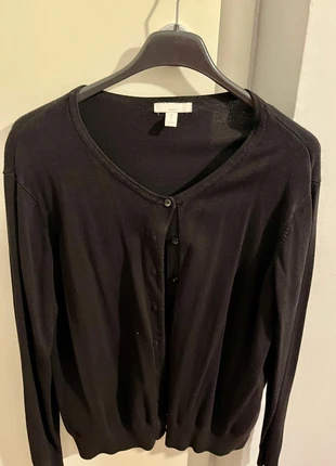 Cardigan in maglia fine nero H&M, marke: H&M, zustand: Sehr gut, größe: XL / 42 / 14, 4,00 €, 4,90 € inklusive Vinted-Käuferschutz